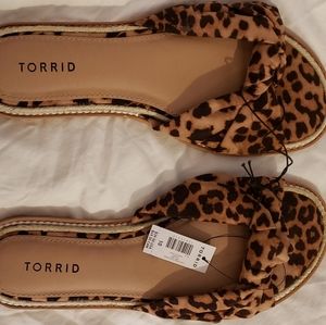 Torrid size 10 slide sandal new runs small 9.5